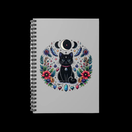 Lunar Guardian Spiral Notebook