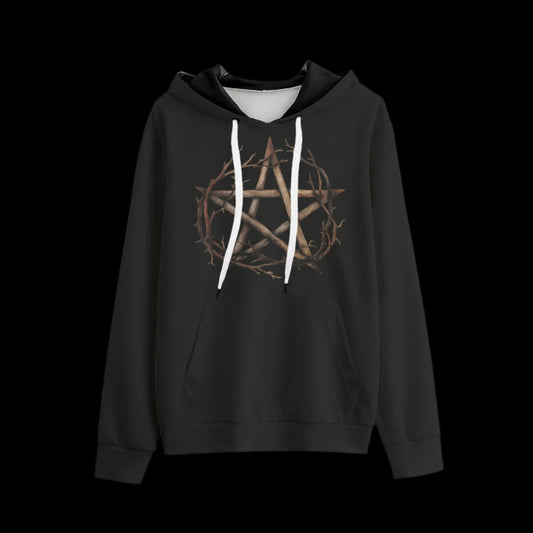 Eco-Friendly Pentacle Hoodie – Mystical Comfort for Modern Witches