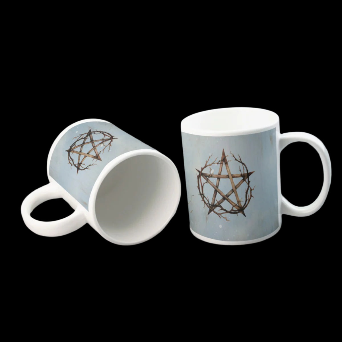 Yule Pentacle Ceramic Mug