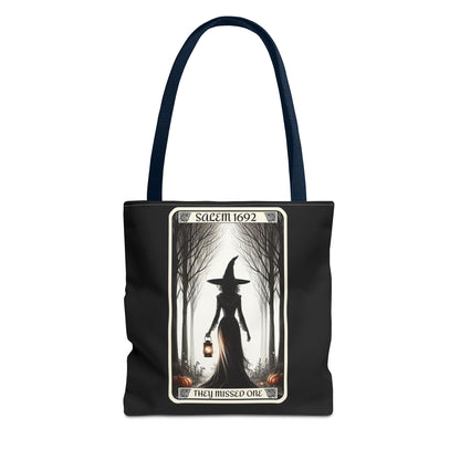 Salem Witch Tarot Tote Bag - "They Missed One"