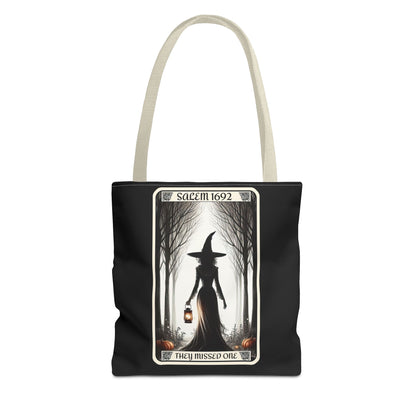 Salem Witch Tarot Tote Bag - "They Missed One"