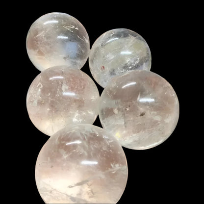 Natural White Clear Quartz Crystal Ball