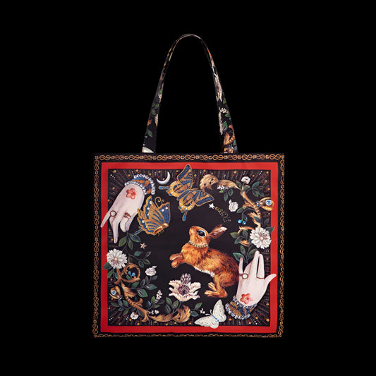 Mystical Rabbit Tote Bag