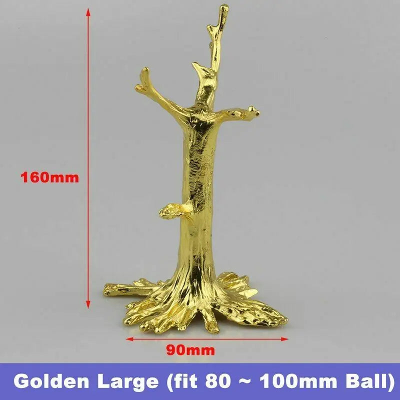 Tree Shape Crystal Ball Stand Base Resin Room Decor Sphere Stand Holder Ornament