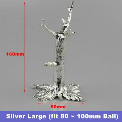 Tree Shape Crystal Ball Stand Base Resin Room Decor Sphere Stand Holder Ornament