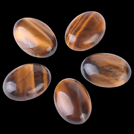 Yellow Tiger Eye Cabochon Bead - Natural Stone for Jewelry and Crafting