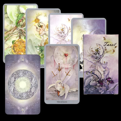 Shadowscapes Tarot Deck – Mystical 78-Card Set for Divination and Guidance