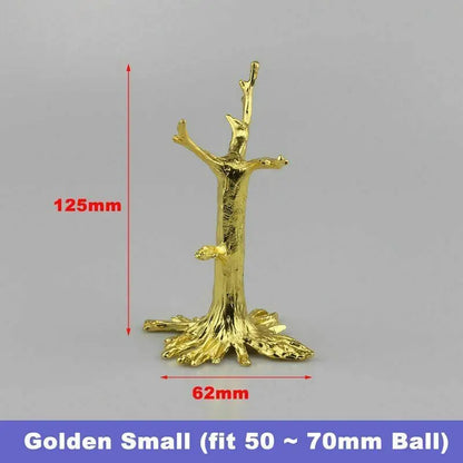 Tree Shape Crystal Ball Stand Base Resin Room Decor Sphere Stand Holder Ornament