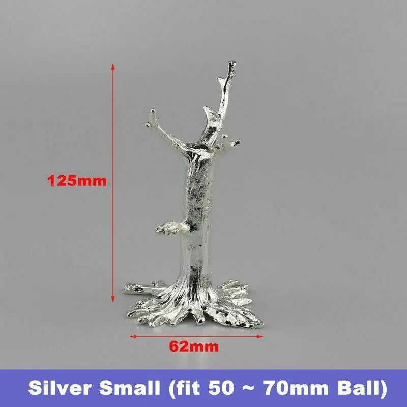 Tree Shape Crystal Ball Stand Base Resin Room Decor Sphere Stand Holder Ornament