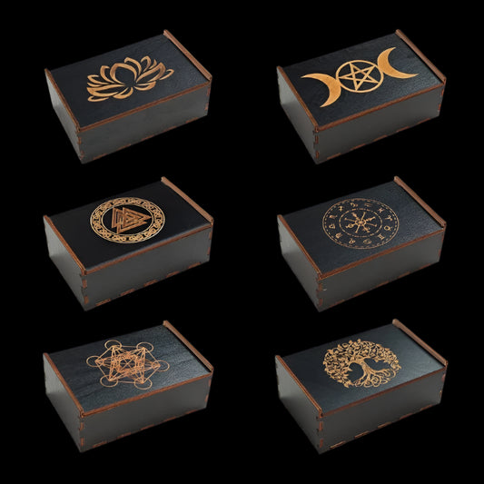 Mystical Tarot & Card Storage Box