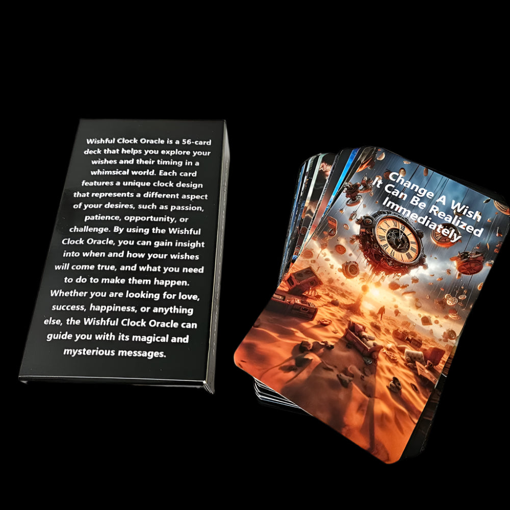 Wishful Clock Oracle Cards – Unlock the Secrets of Your Desires