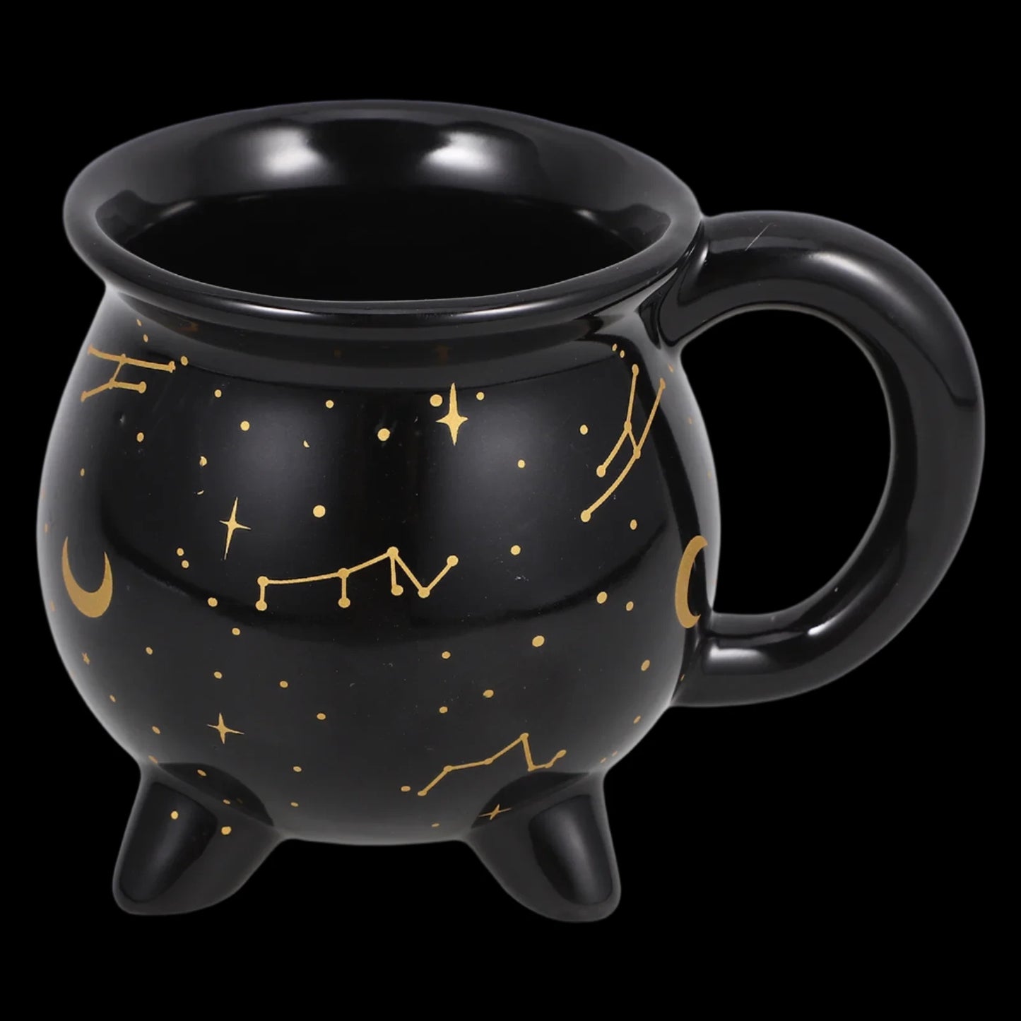 Celestial Cauldron Ceramic Mug - 13oz Mystical Coffee Cup