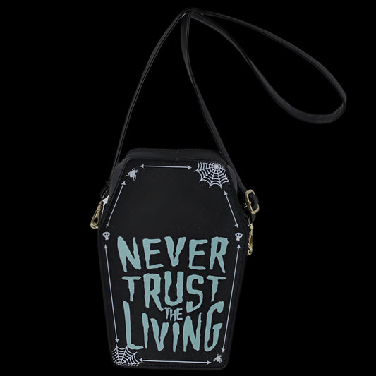 Gothic Coffin Crossbody Bag – Never Trust The Living