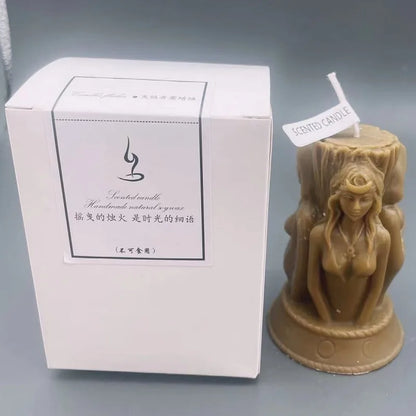 Three Goddesses Scented Candle - A Tribute to Divine Feminine Energy