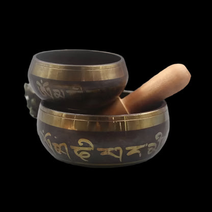 Tibetan Singing Bowl - Handmade Sound Healing Therapy Instrument for Yoga and Meditation