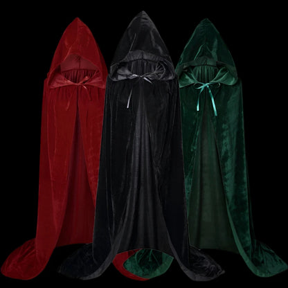 Velvet Long Cloak Cape