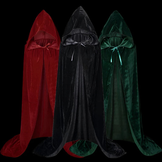 Velvet Long Cloak Cape