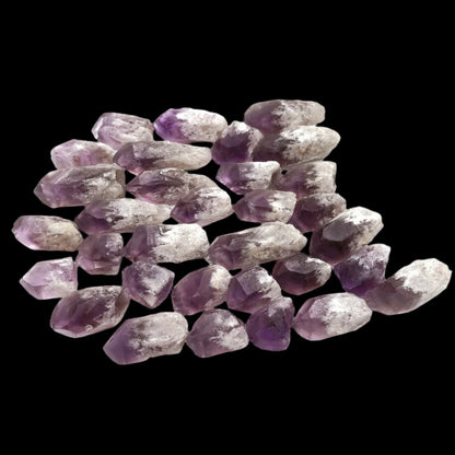 Natural Amethyst Raw Stone Point Mini Wands - Healing Crystals