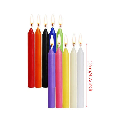 100-Pack Colorful Taper Candles for Rituals, Spells & Home Decor