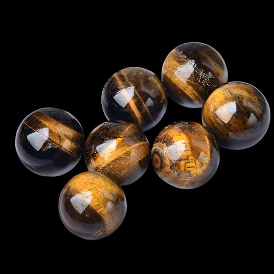 Natural Tiger’s Eye Crystal Sphere (Hand-Polished)