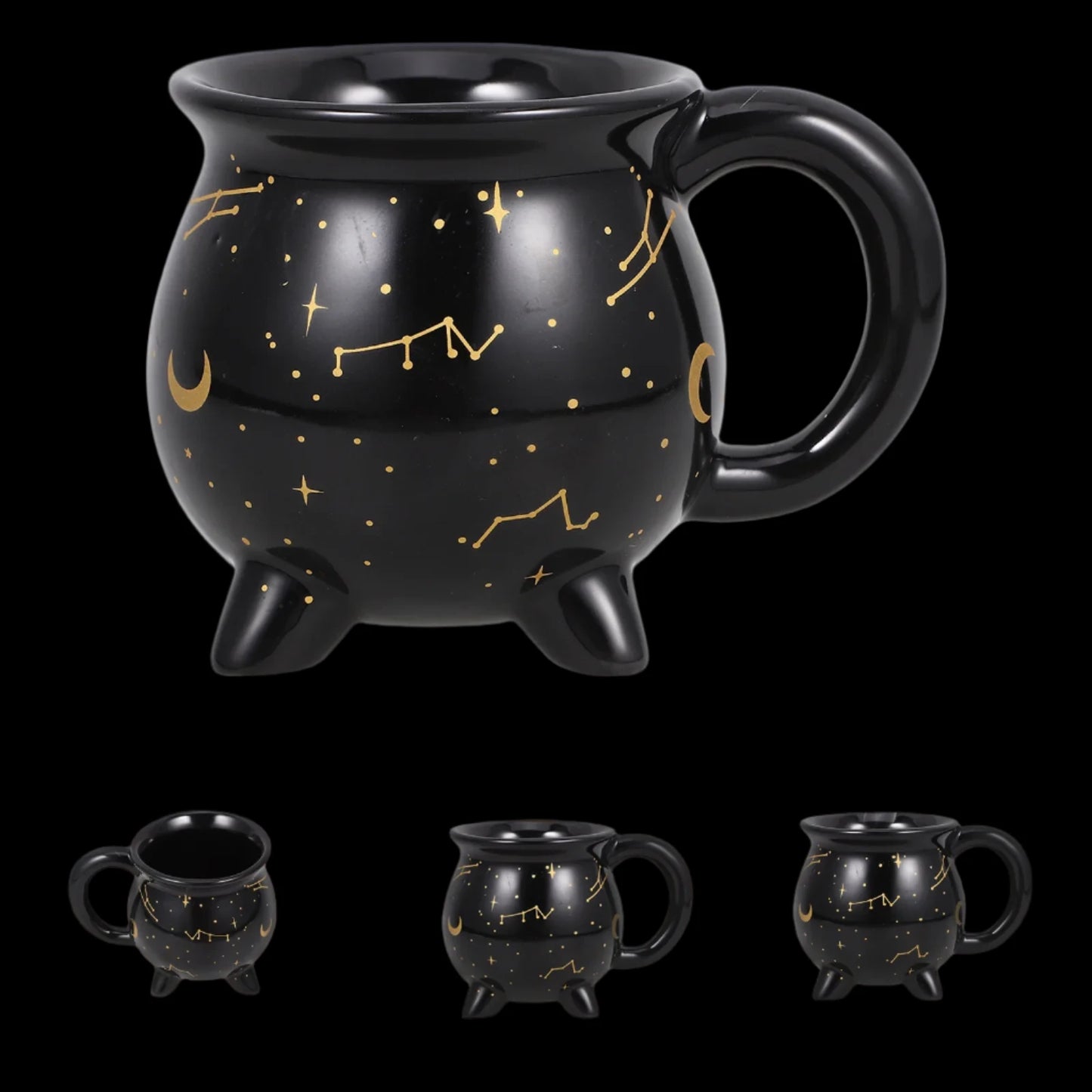 Celestial Cauldron Ceramic Mug - 13oz Mystical Coffee Cup