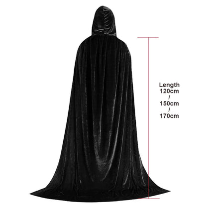 Velvet Long Cloak Cape