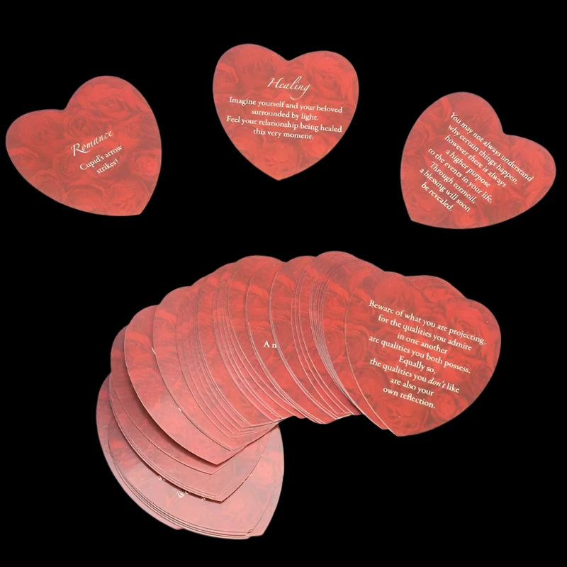 Lovers Oracle: Heart-Shaped Guidance Deck – 45 Cards