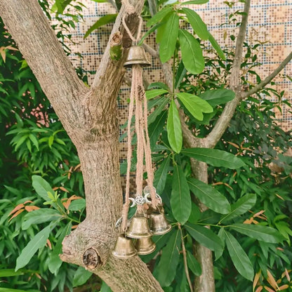 Witch Bells Protection Door Knob Hanger - Wind Chimes to Clear Negative Energy | Wicca & Witchcraft Home Decor