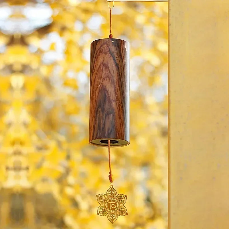 Chord Wind Chime - Natural Wood and Metal Resonance for Melodic Harmony