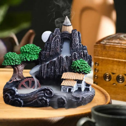 Backflow Incense Holder – Decorative Resin Design