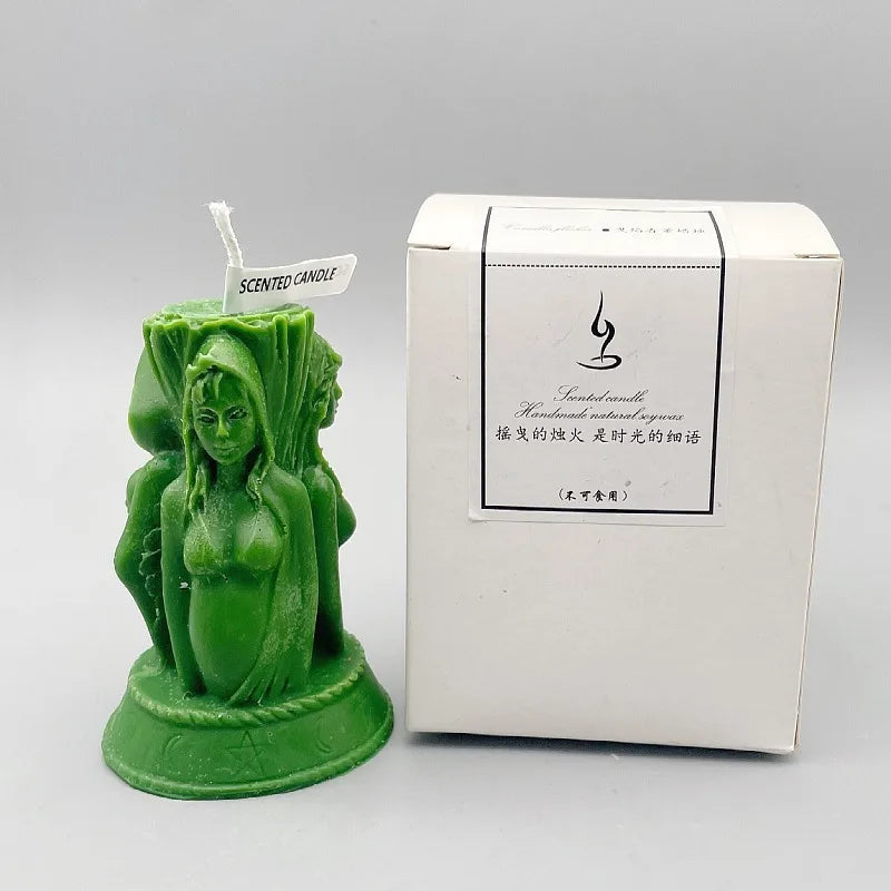 Three Goddesses Scented Candle - A Tribute to Divine Feminine Energy