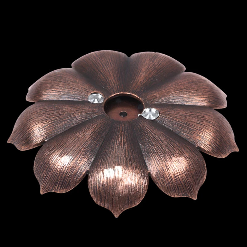 Lotus Serenity Alloy Incense Holder