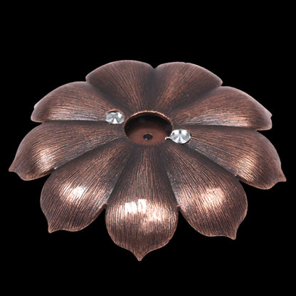 Lotus Serenity Alloy Incense Holder