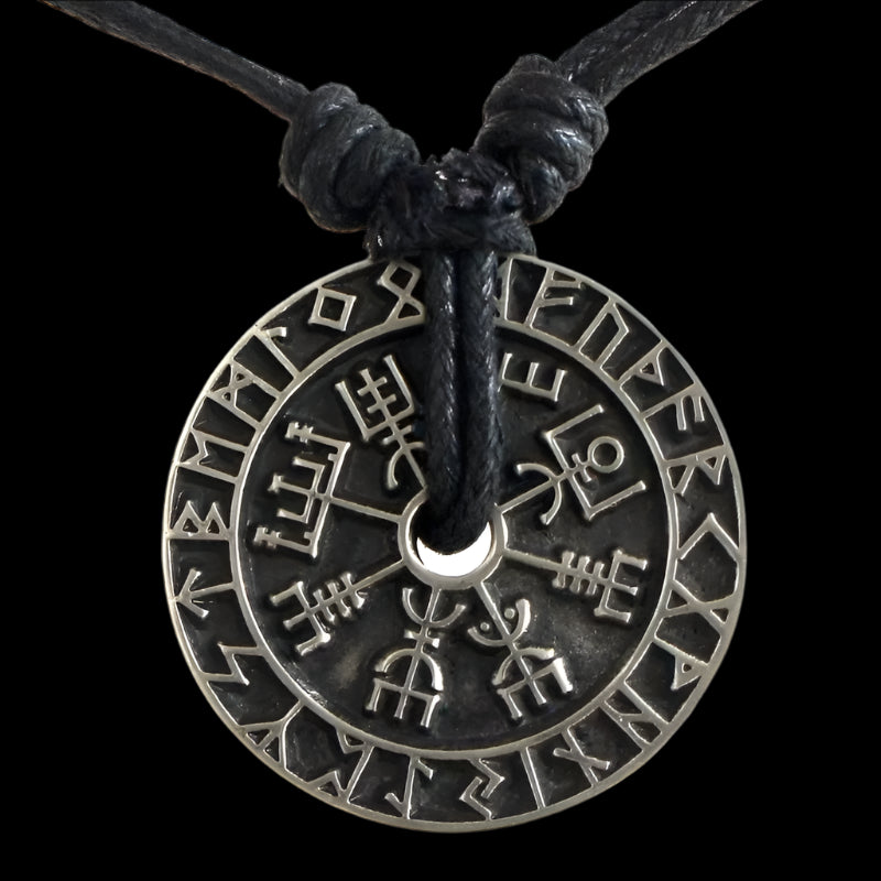 Norse Vikings Odin's Runes Pendant Necklace