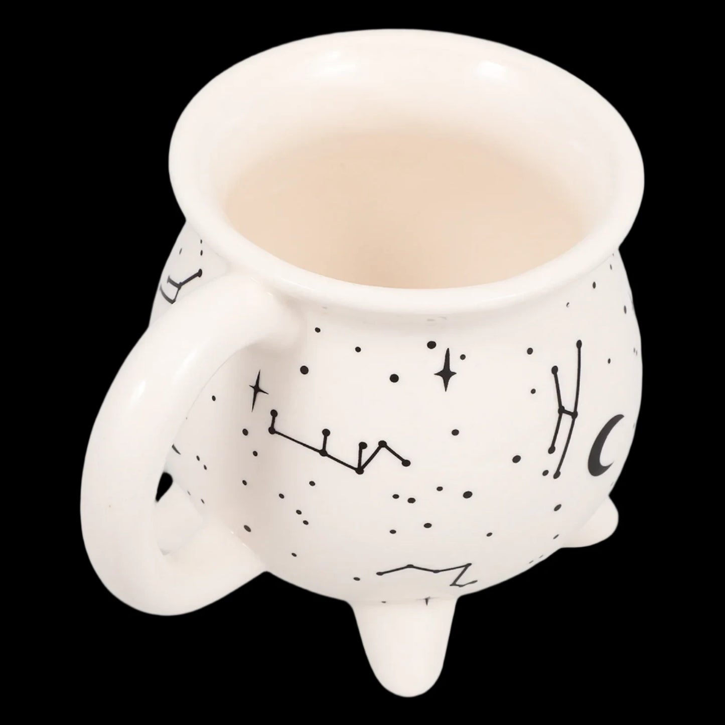 Celestial Cauldron Ceramic Mug - 13oz Mystical Coffee Cup