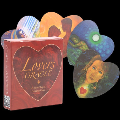 Lovers Oracle: Heart-Shaped Guidance Deck – 45 Cards