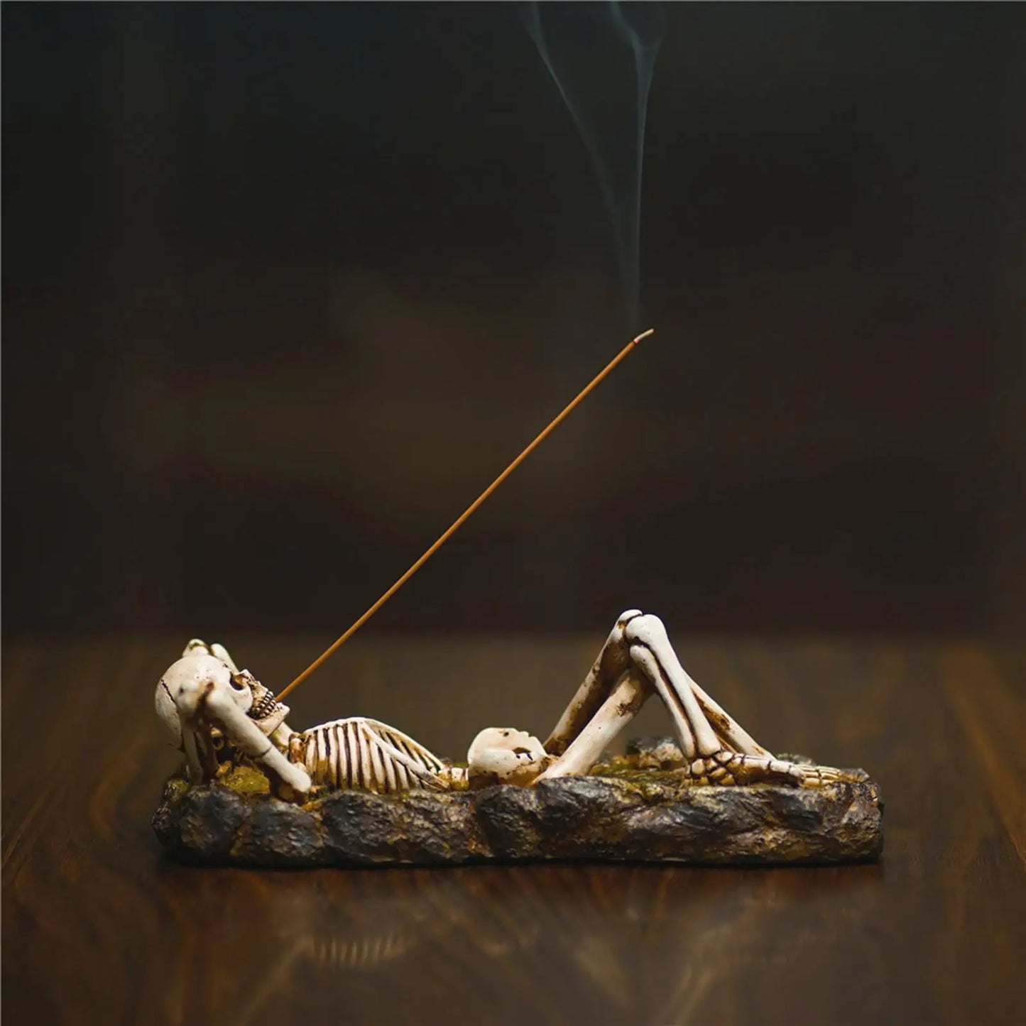 Art Resin Skull Incense Burner – Skeleton Design