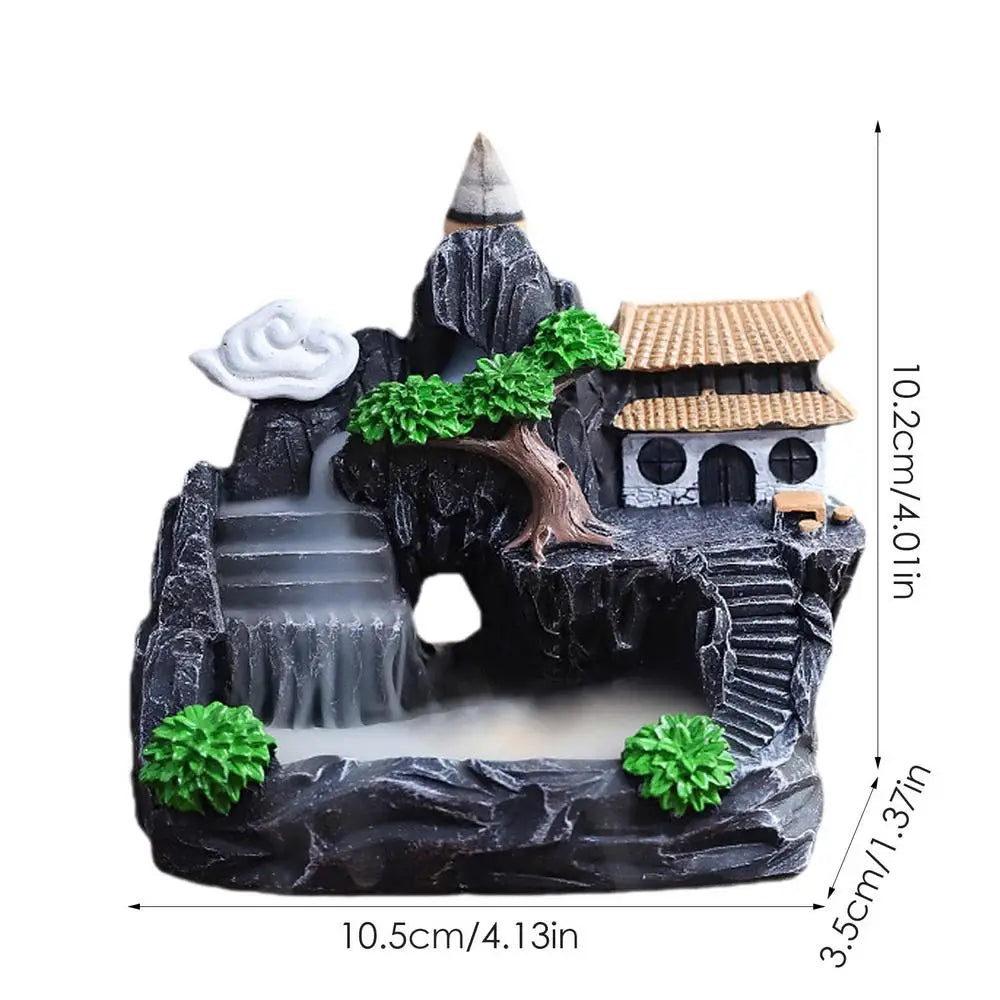 Backflow Incense Holder – Decorative Resin Design