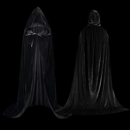 Velvet Long Cloak Cape