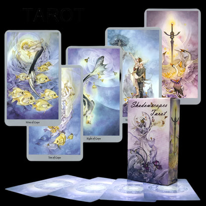 Shadowscapes Tarot Deck – Mystical 78-Card Set for Divination and Guidance