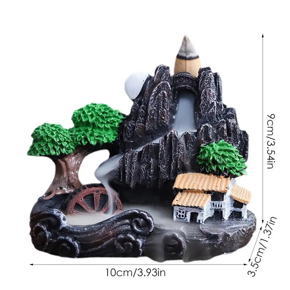 Backflow Incense Holder – Decorative Resin Design