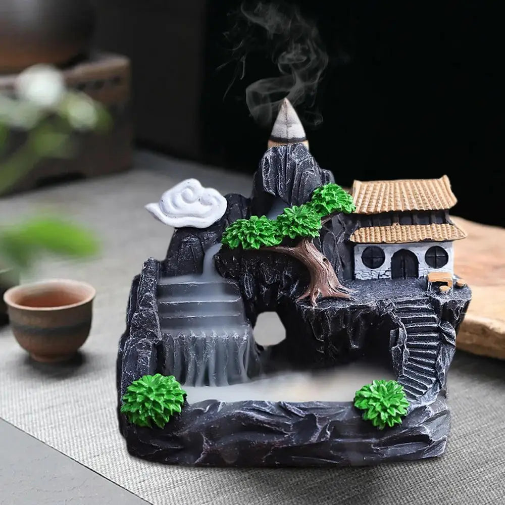 Backflow Incense Holder – Decorative Resin Design