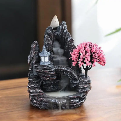 Backflow Incense Holder – Decorative Resin Design