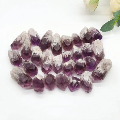 Natural Amethyst Raw Stone Point Mini Wands - Healing Crystals