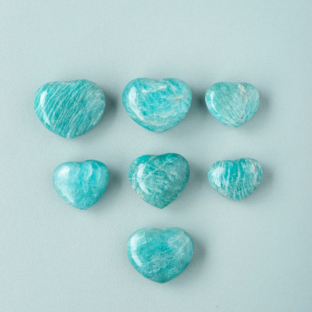 1pc High-quality Amazonite Stone Heart