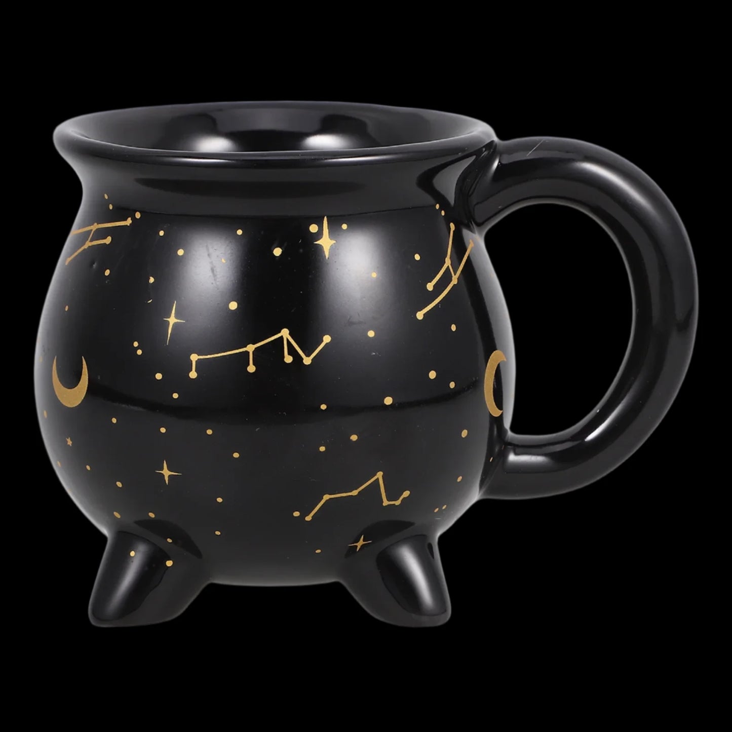 Celestial Cauldron Ceramic Mug - 13oz Mystical Coffee Cup