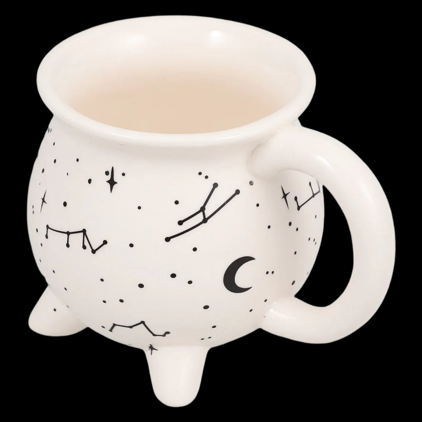 Celestial Cauldron Ceramic Mug - 13oz Mystical Coffee Cup