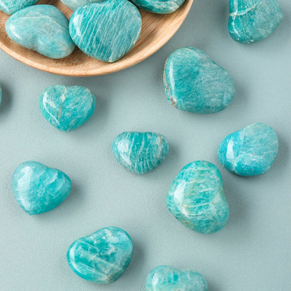 1pc High-quality Amazonite Stone Heart