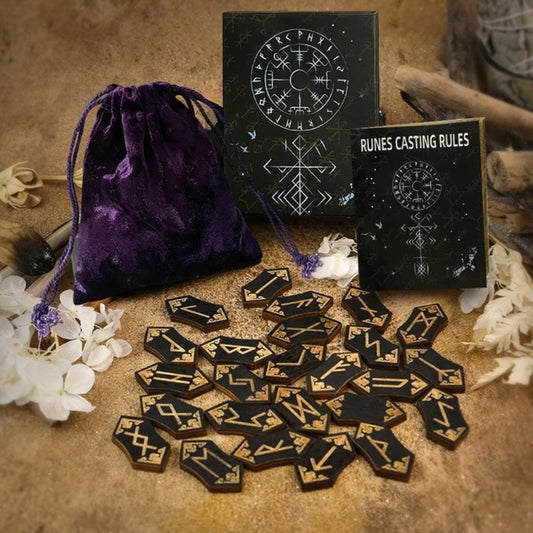 Ancient Rune Divination Set - Explore the Mysteries of Self-Discovery