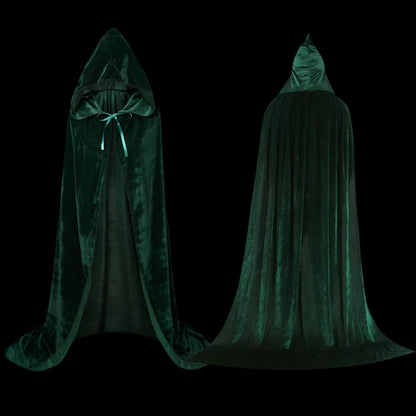 Velvet Long Cloak Cape